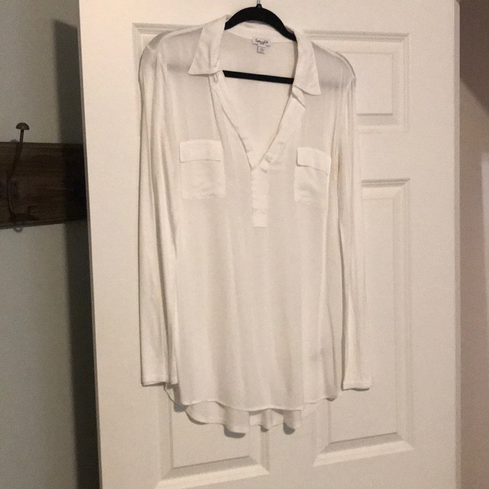 Splendid long sleeve blouse- Large
